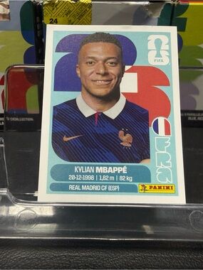 Mbappe Panini Card World Cup 2026 FRA 20